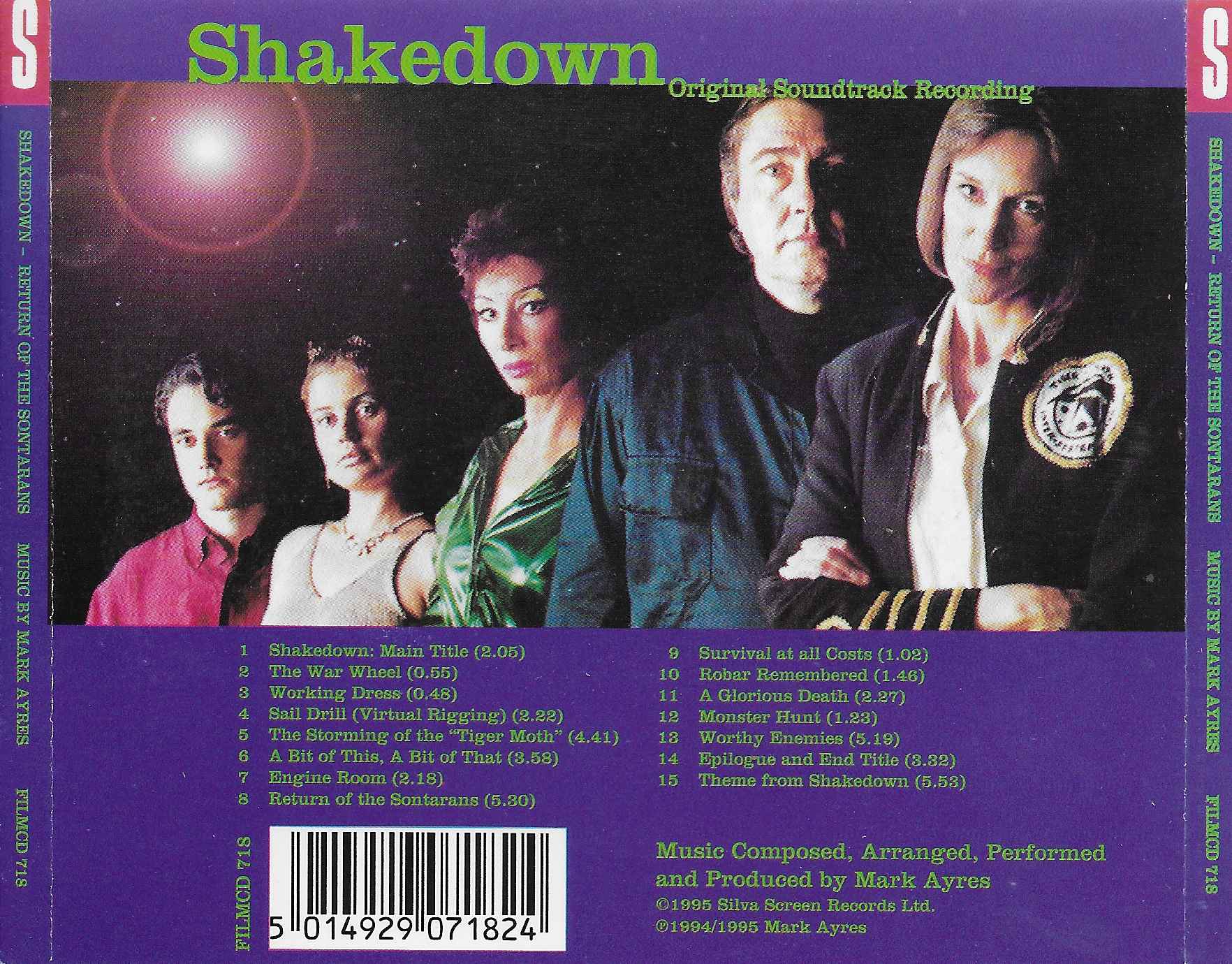 Picture of FILMCD 718 Shakedown by artist Mark Ayres from the BBC records and Tapes library